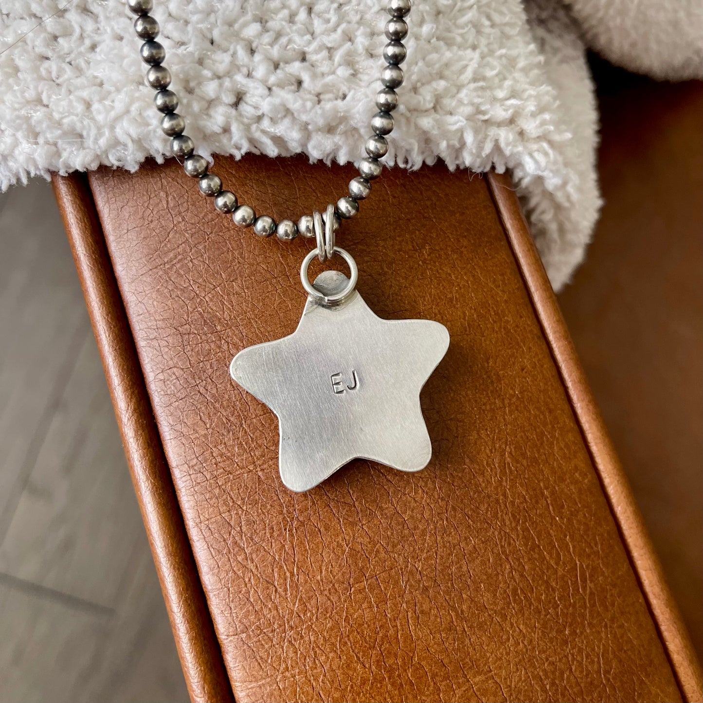 Solid Cast Star Shadowbox Necklace