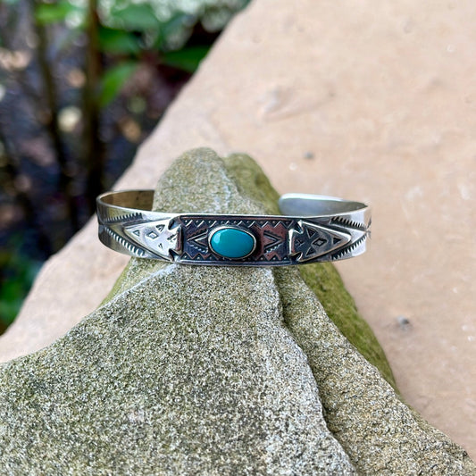 Vintage Turquoise Cuff