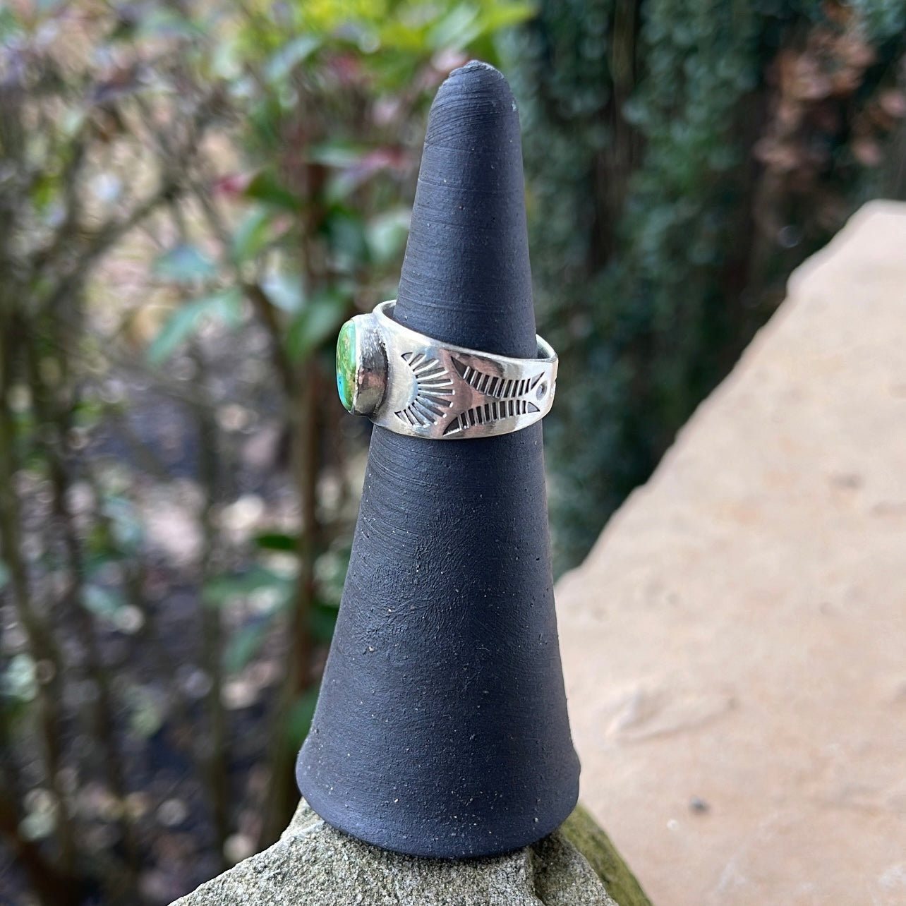 Sonoran Mountain Turquoise Cigar Band Ring