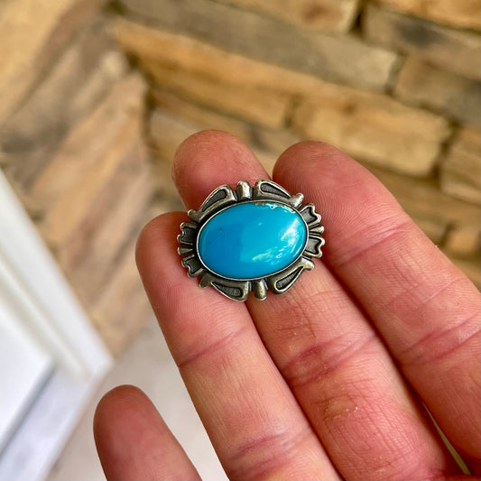 Vintage Turquoise Pin