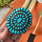 Vintage Navajo Turquoise Cluster Cuff