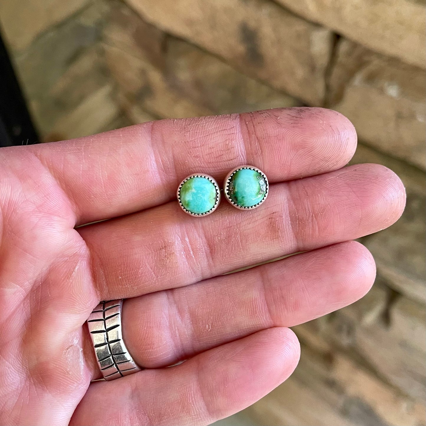 Turquoise Stud Earrings