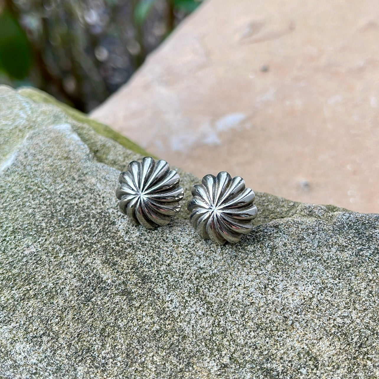 Vintage Concho Earrings