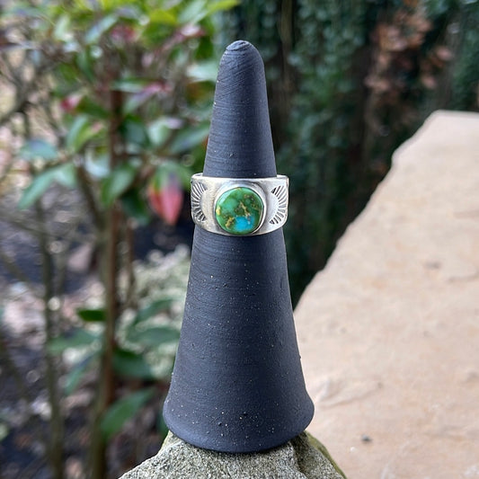 Sonoran Mountain Turquoise Cigar Band Ring