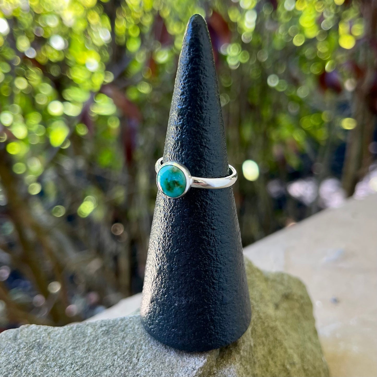 Turquoise Stacker Ring - Size 7