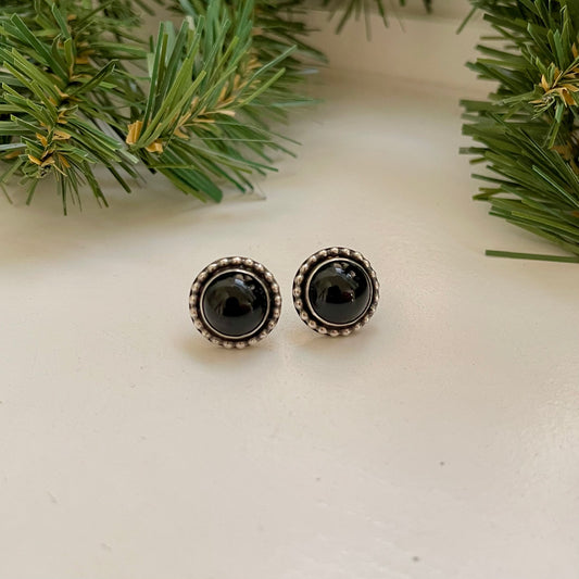 Onyx Stud Earrings