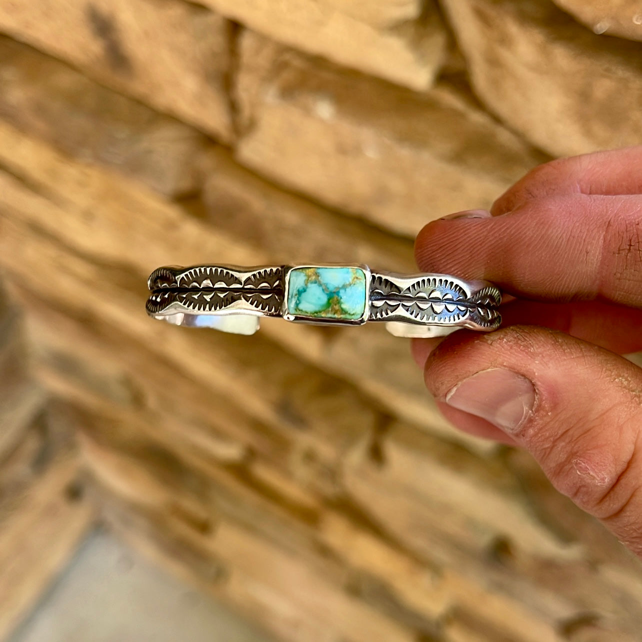 Sonoran Stamped Stacker Cuff