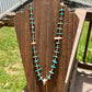 Vintage Turquoise and Spiny Bead Necklace