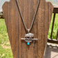 Vintage Buffalo Turquoise Necklace