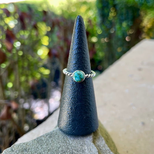 Turquoise Stacker Ring - Size 7.5