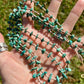 Vintage Double Strand Turquoise Bead Necklace