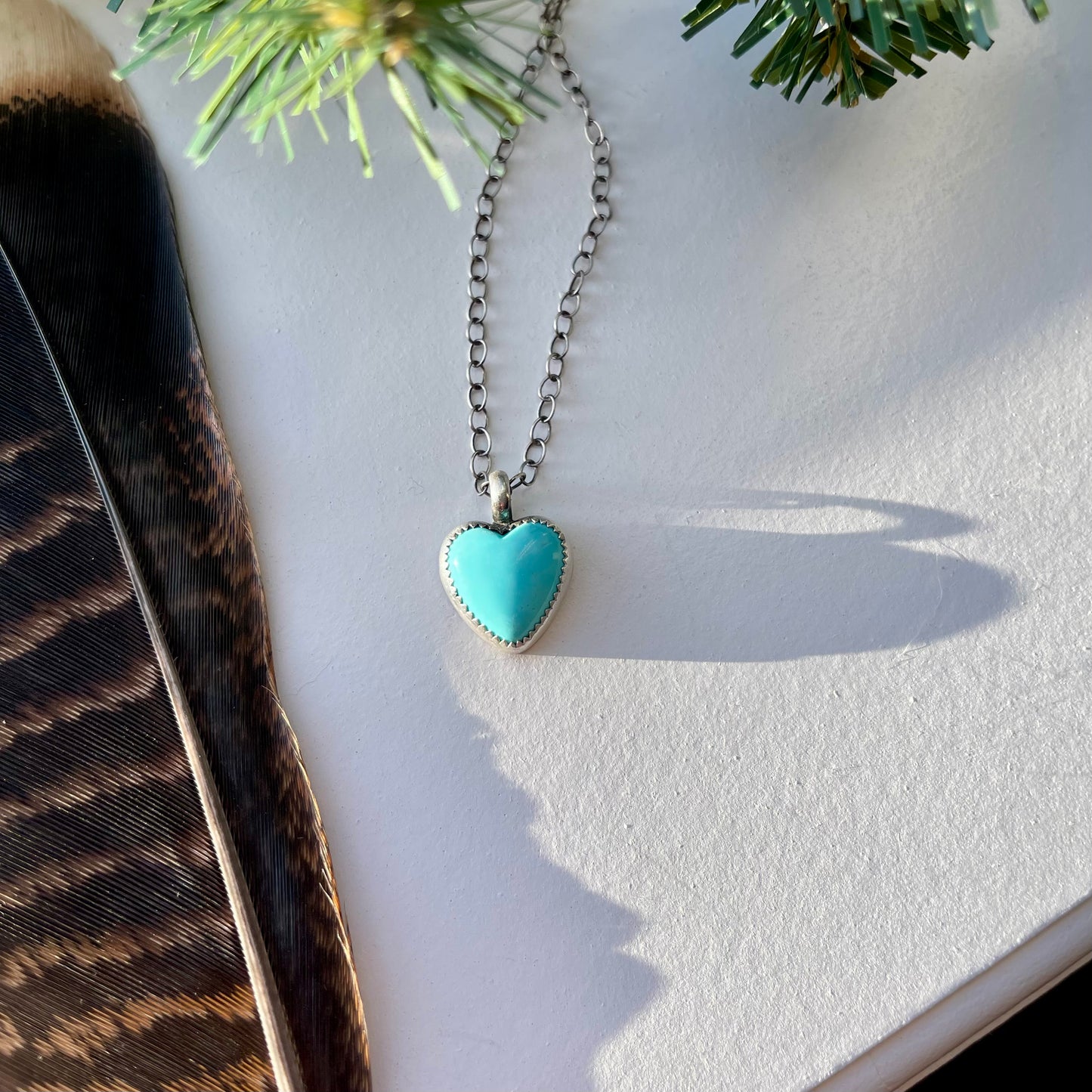 Turquoise Heart Necklace