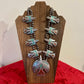 Vintage Zuni Inlay Thunderbird Squash Blossom