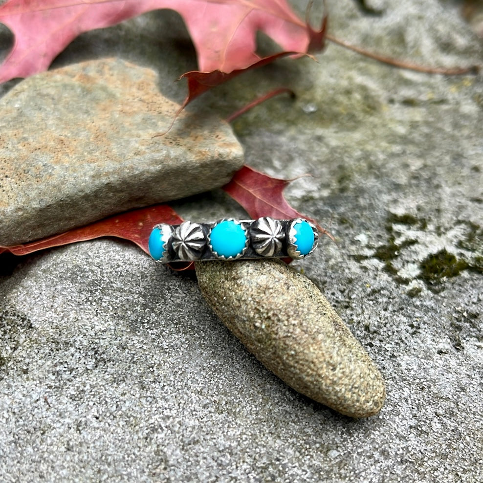 Kingman Turquoise Heirloom Ring