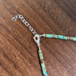 Turquoise & Silver Bead Necklace