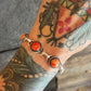 Orange Spiny Oyster Link Bracelet