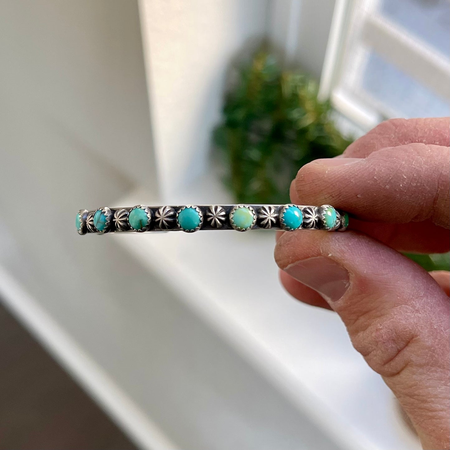 Kingman Turquoise Heirloom Stacker Cuff