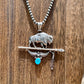 Vintage Buffalo Turquoise Necklace