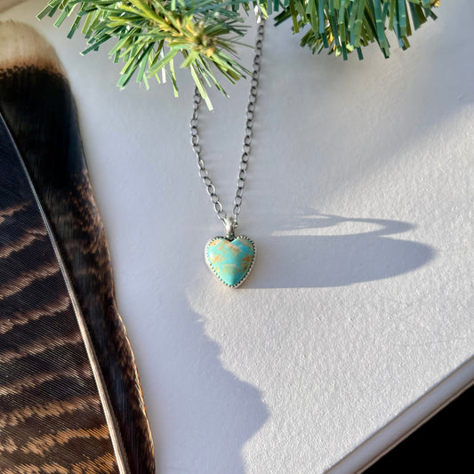 Turquoise Heart Necklace