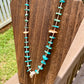 Vintage Turquoise and Spiny Bead Necklace