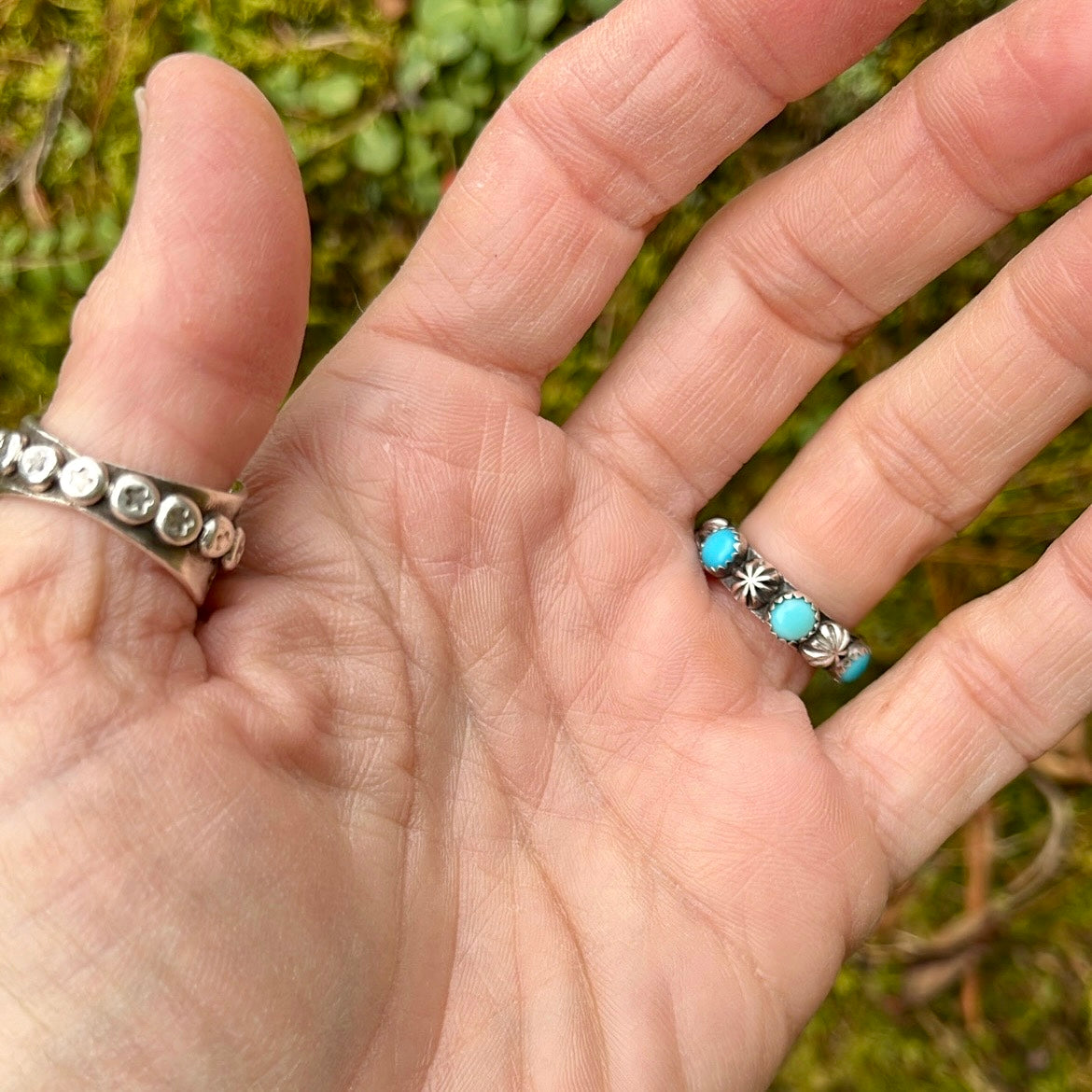 Kingman Turquoise Heirloom Ring