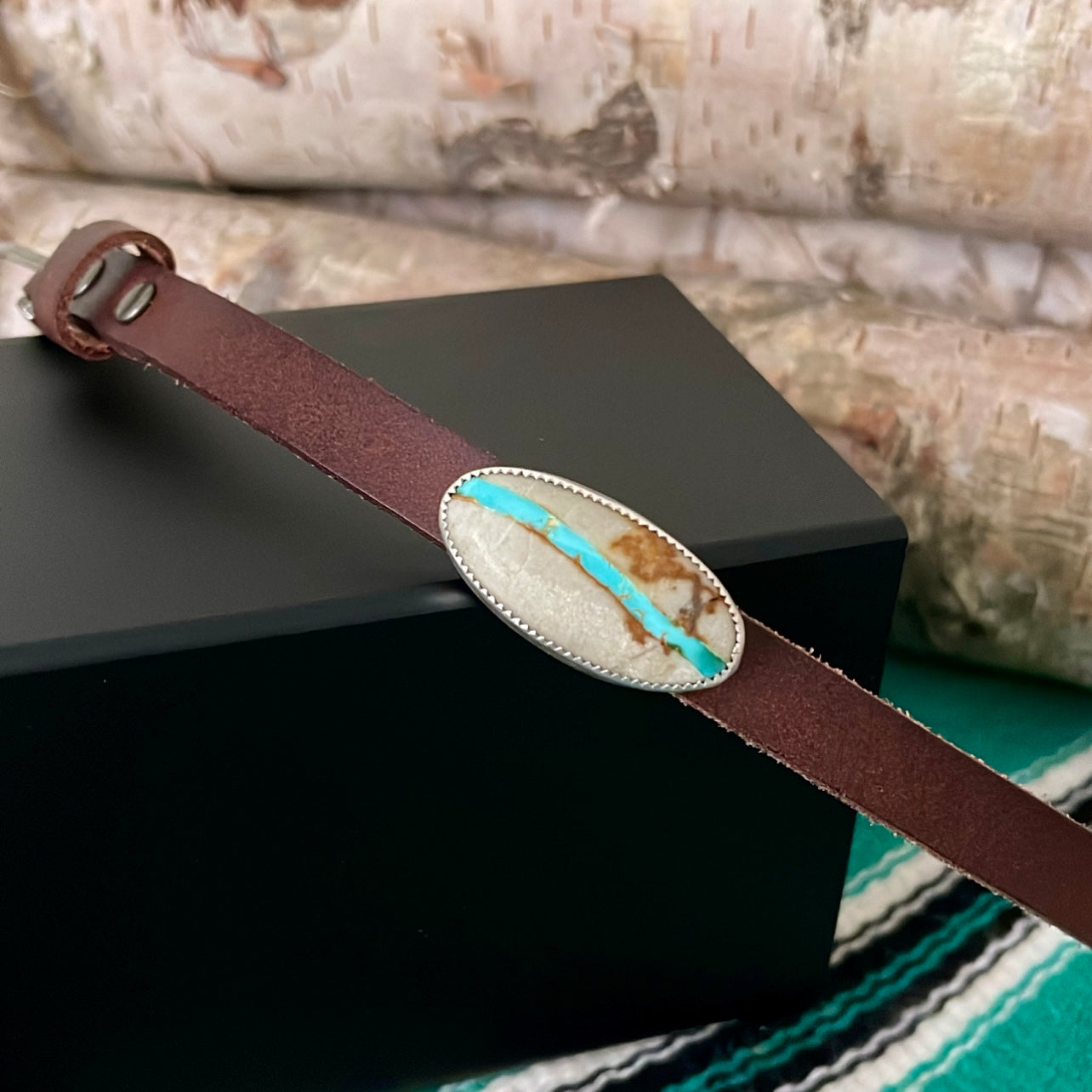 Royston Ribbon Leather Wrap Bracelet