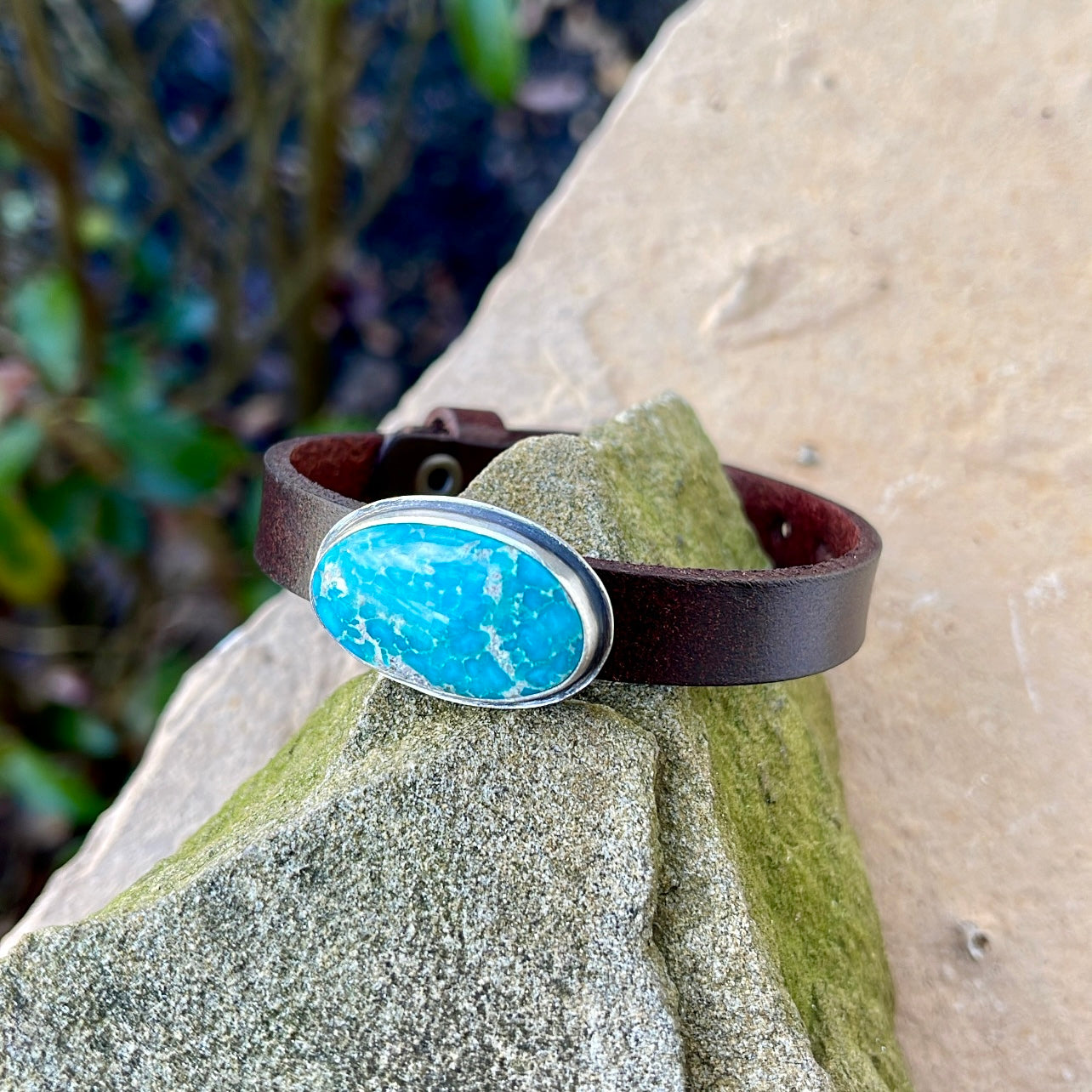 Whitewater Leather Wrap Bracelet