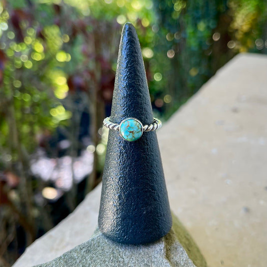 Turquoise Stacker Ring - Size 6.5