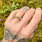 Orange Spiny Oyster Heirloom Ring