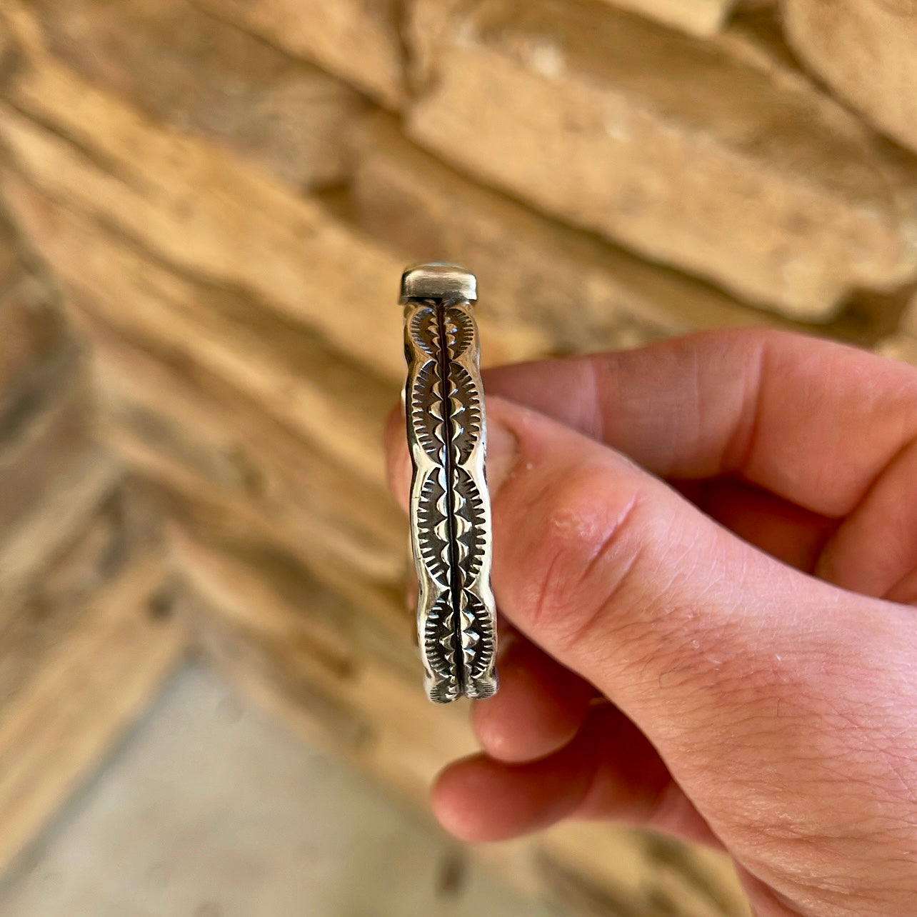 Sonoran Stamped Stacker Cuff