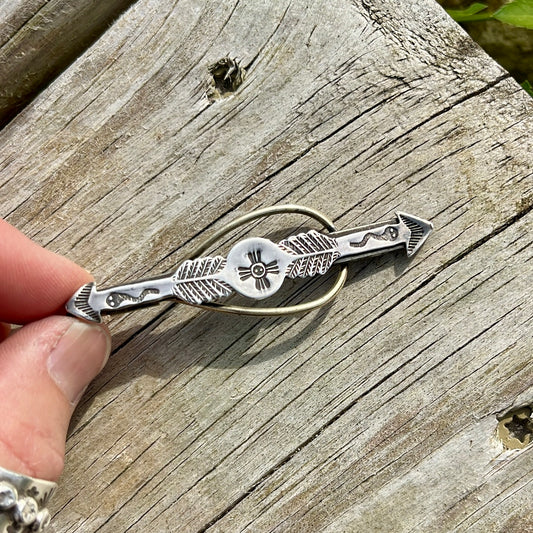 Vintage Stamped Tie Tack