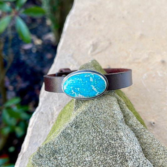 Whitewater Leather Wrap Bracelet