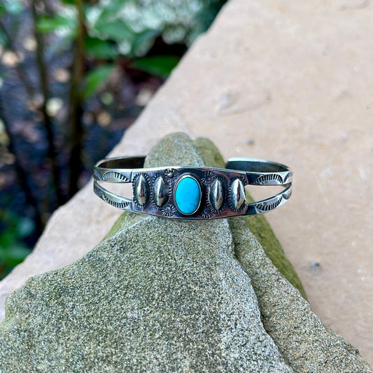 Vintage Turquoise Cuff