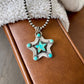 Solid Cast Star Shadowbox Necklace