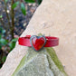 Rosarita Heart Leather Slide Bracelet