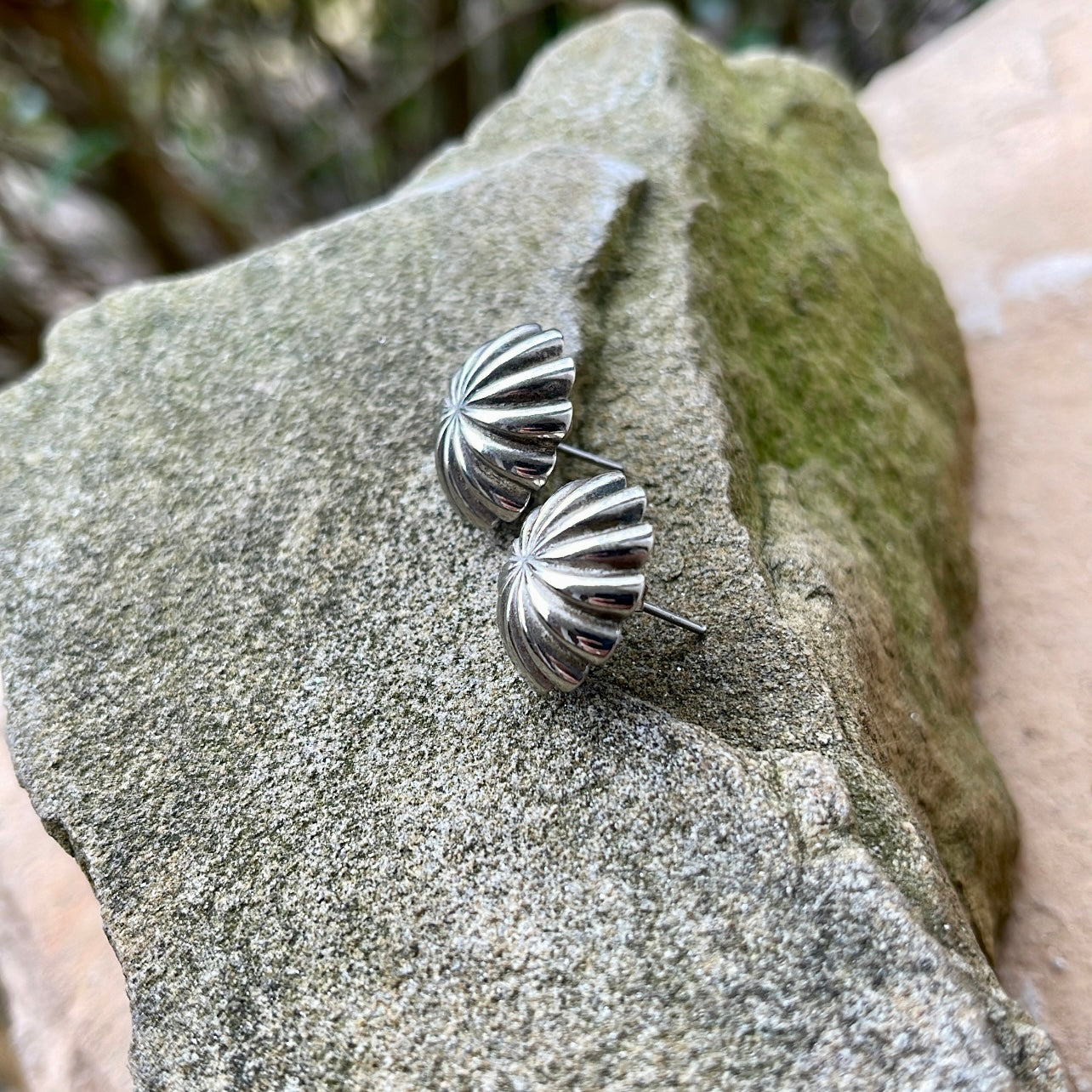 Vintage Concho Earrings