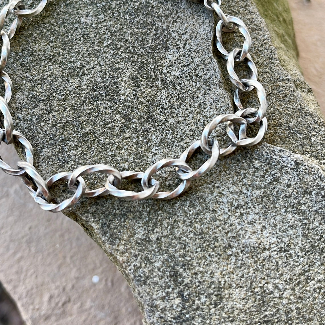 Vintage Twisted Link Bracelet