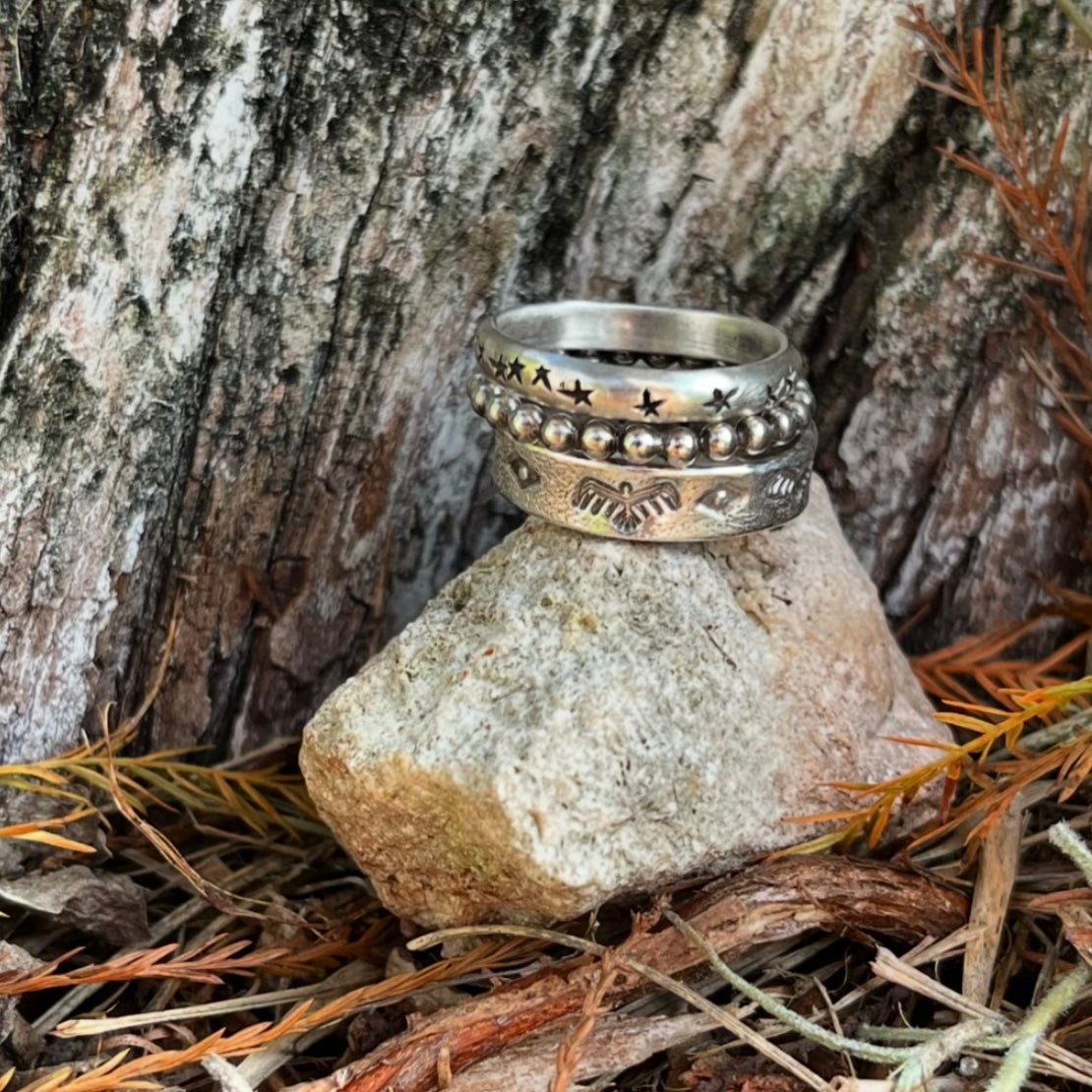 Free Bird Ring Stack