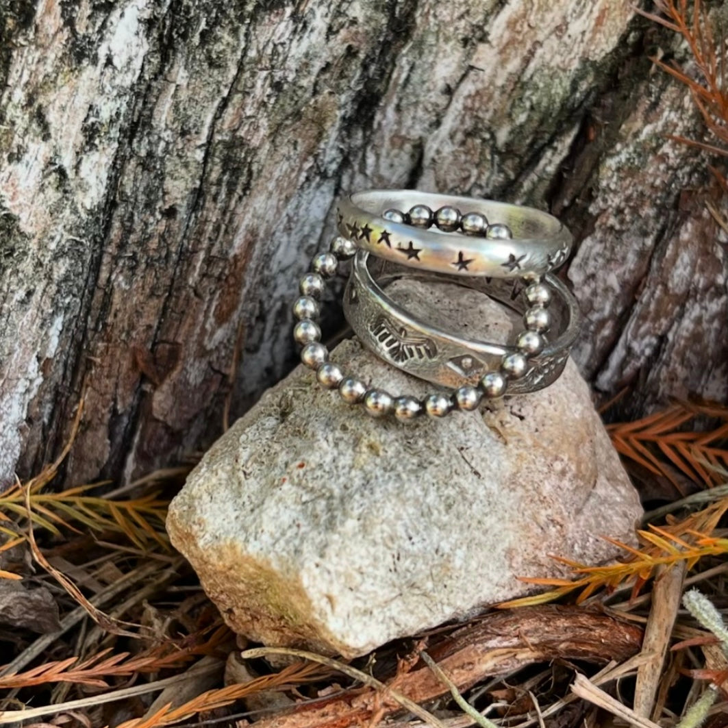 Free Bird Ring Stack