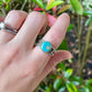 Turquoise Stacker Ring - Size 7.25