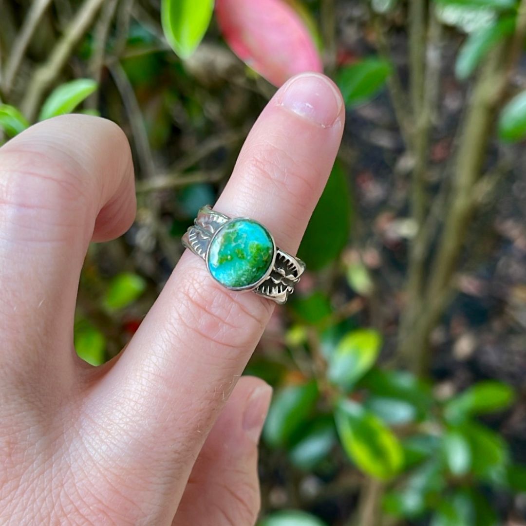 Turquoise Stacker Ring - Size 6