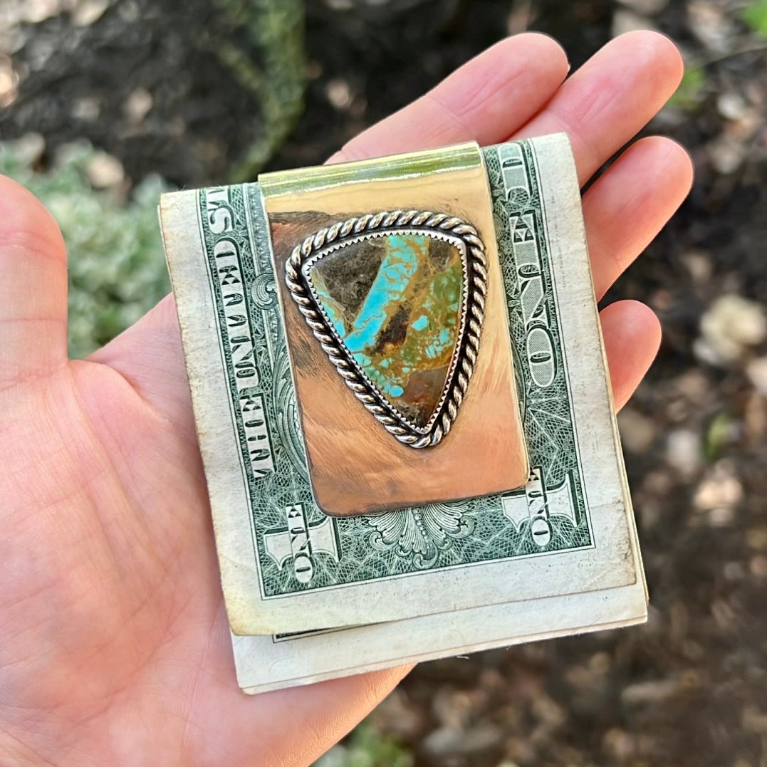 Tyrone Turquoise Money Clip