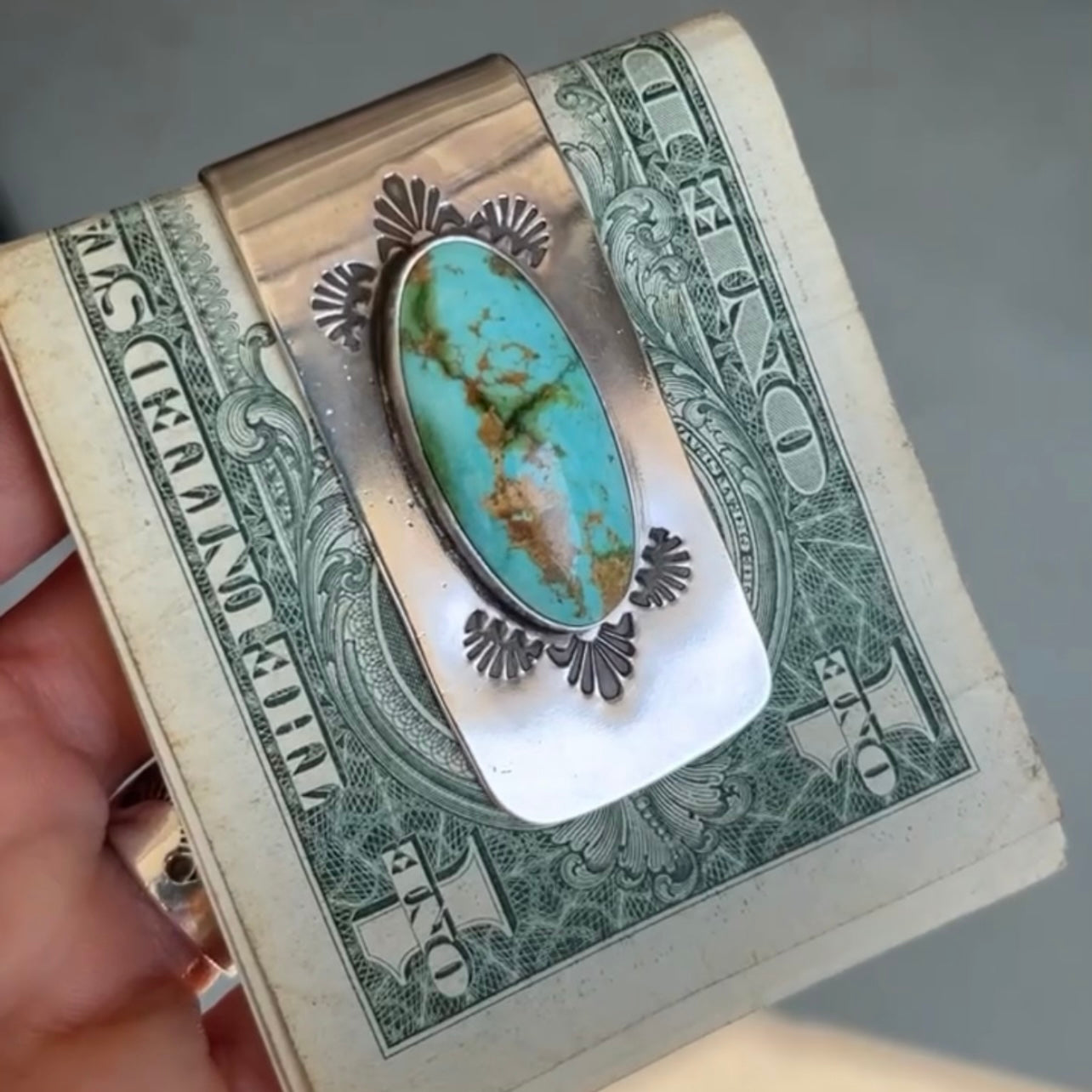 Stamped Sonoran Money Clip