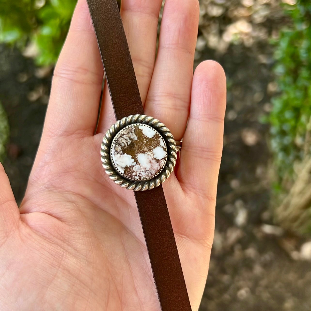 Wild Horse Leather Wrap Bracelet