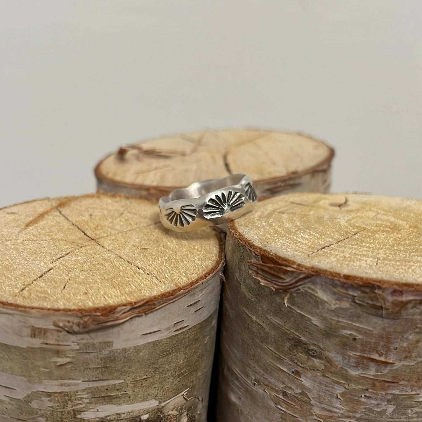 Sunrise Medium Stamped Ring