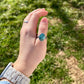 Kingman Stamped Stacker Ring - Size 9