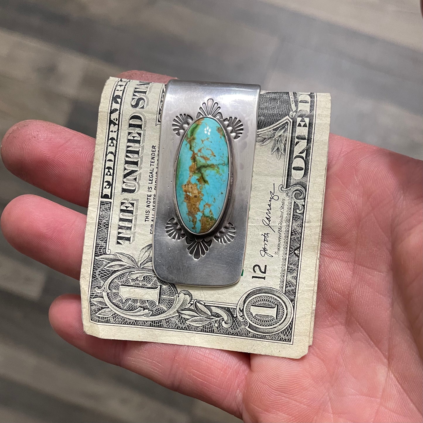 Stamped Sonoran Money Clip